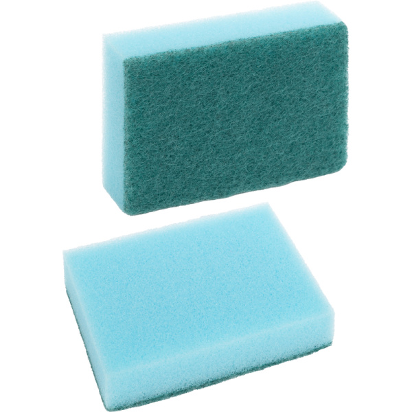 Губки для мытья посуды Donna-Bella 96x64x27 мм 5 штук в упаковке  разноцветные