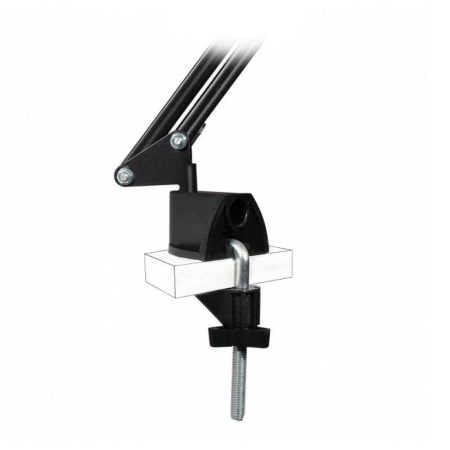 Светильник настольный Трансвит Дельта черный (металло-пластиковая струбциина)