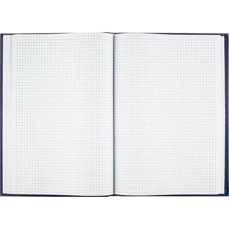 Книга учета бухгалтерская офсет А4 160 листов в клетку на сшивке (обложка - бумвинил)