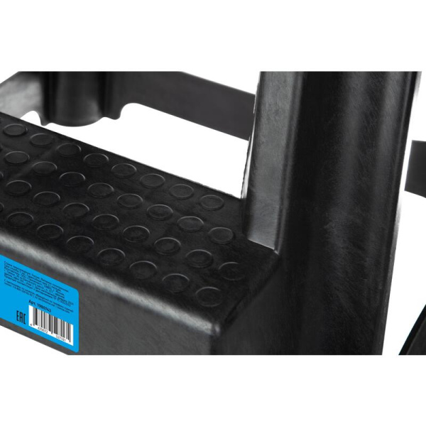 Стремянка 2 ступени TOPFORT черная