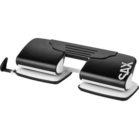 Дырокол на 4 отверстия Sax Design 300 до 20 листов черный