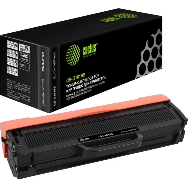 Картридж лазерный Cactus CS-D101SS MLT-D101S для Samsung чёрный  совместимый