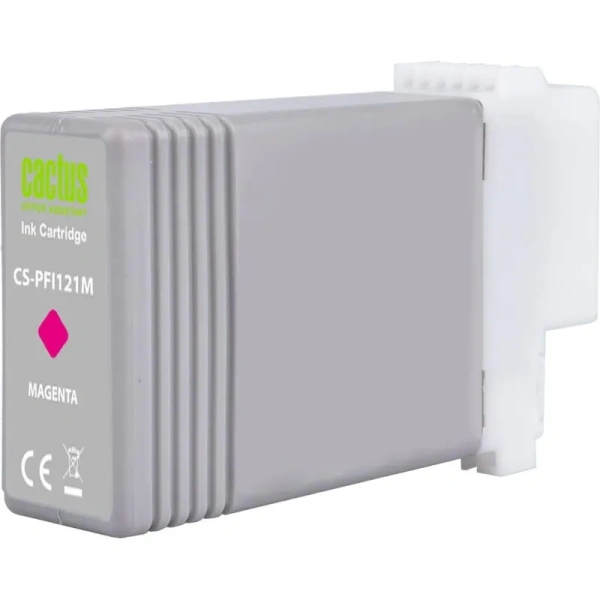 Картридж струйный Cactus CS-PFI121M 6267C001 для Canon пурпурный  совместимый