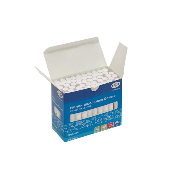 Мел Гамма белый 50 штук