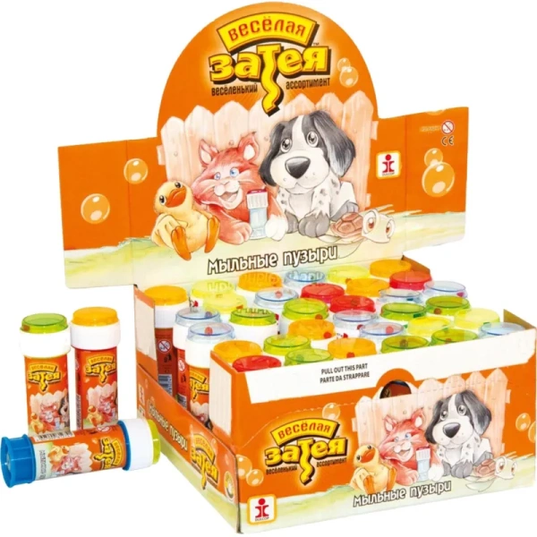 Мыльные пузыри Веселая Затея Животные 60 мл