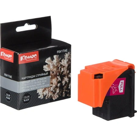 Картридж струйный Комус 123 F6V17AE для HP черный совместимый