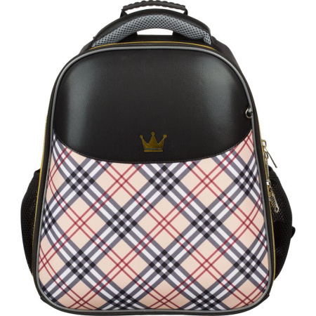 Ранец Комус Класс Queen анатомический бежевый с двумя отделениями