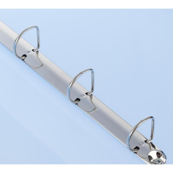 Папка на 4-х кольцах Attache Selection Breeze 50 мм голубая до 250  листов (пластик 0.7 мм)