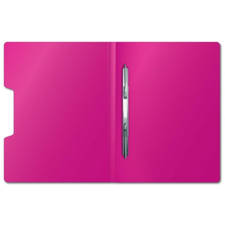 Папка-скоросшиватель с пружинным механизмом Attache Digital розовая 0.45 мм