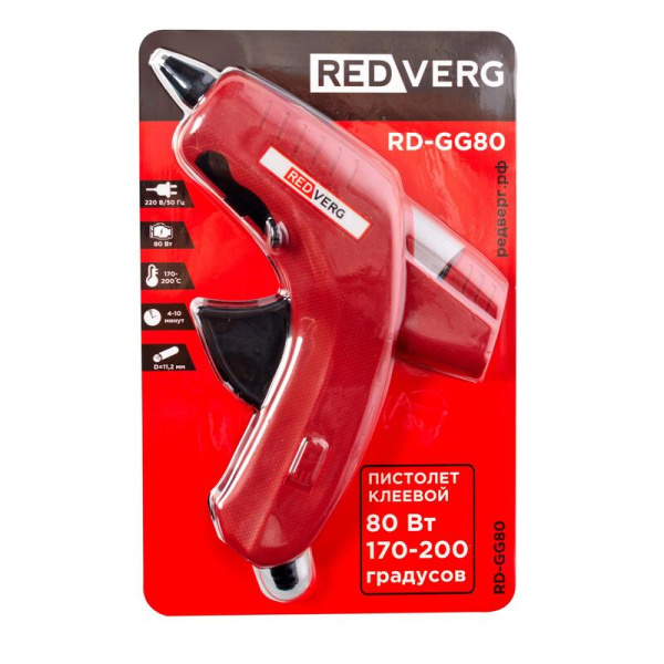 Клеевой пистолет сетевой Redverg (RD-GG80)