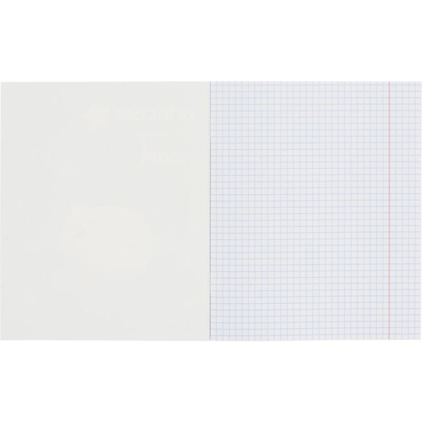 Тетрадь общая Princess А5 48 листов в клетку на скрепке обложка с  рисунком ВД-лак