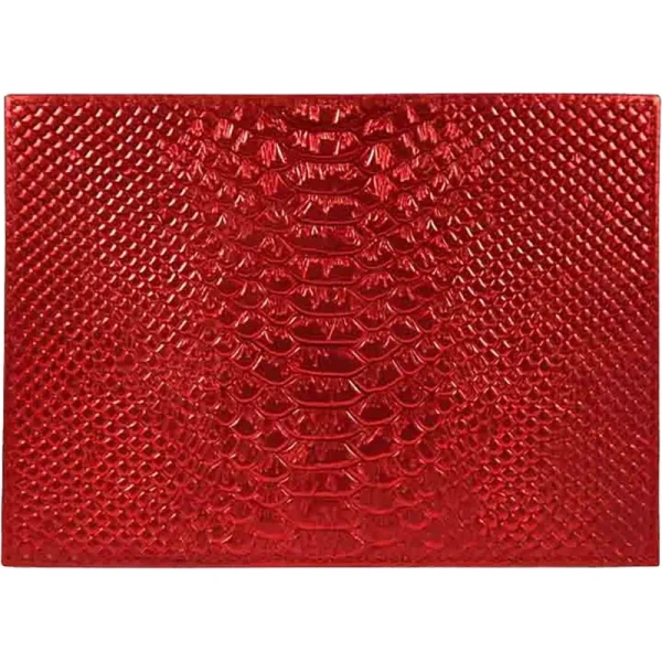 Обложка для паспорта натуральная кожа красная