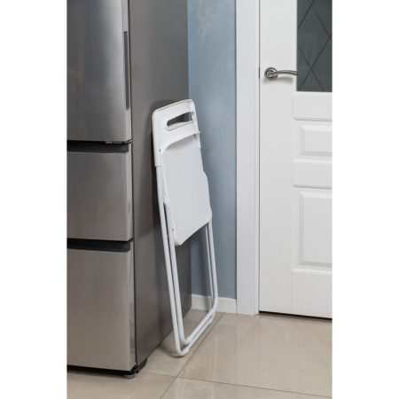 Стул раскладной Комус Мебель Folding белый (пластик)