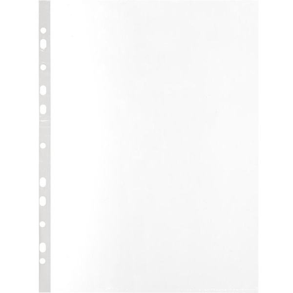 Файл-вкладыш Attache Economy A4 гладкий прозрачный 100 штук в упаковке