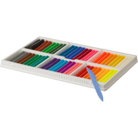 Пластилин восковой Луч Фантазия 24цв стек 420г 25С 1525-08