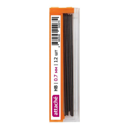 Стержень микрографический Attache 0.7 мм (12 штук в упаковке)