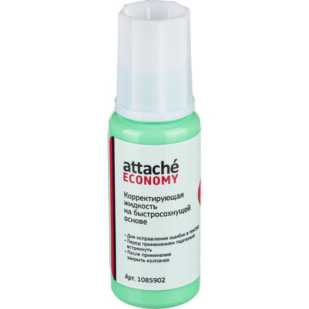 Корректирующая жидкость (штрих) Attache Economy быстросохнущая 12 г