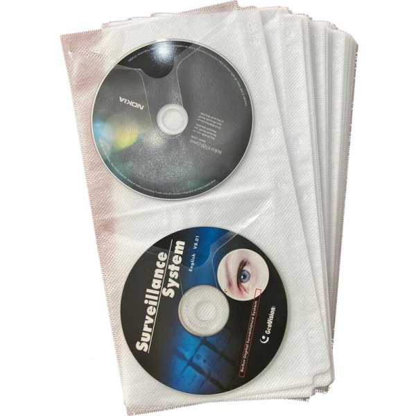 Бокс для CD/DVD дисков ProfiOffice MF-4 на 4 диска в конверте белый  (07043)