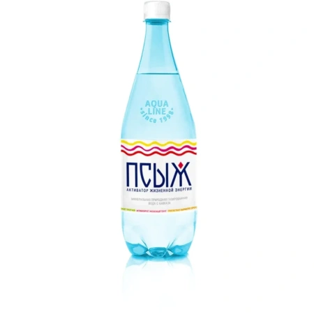 Вода минеральная Псыж лечебно-столовая газированная 1 л