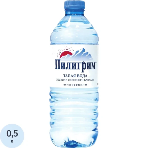 Вода минеральная Пилигрим столовая негазированная 0.5 л